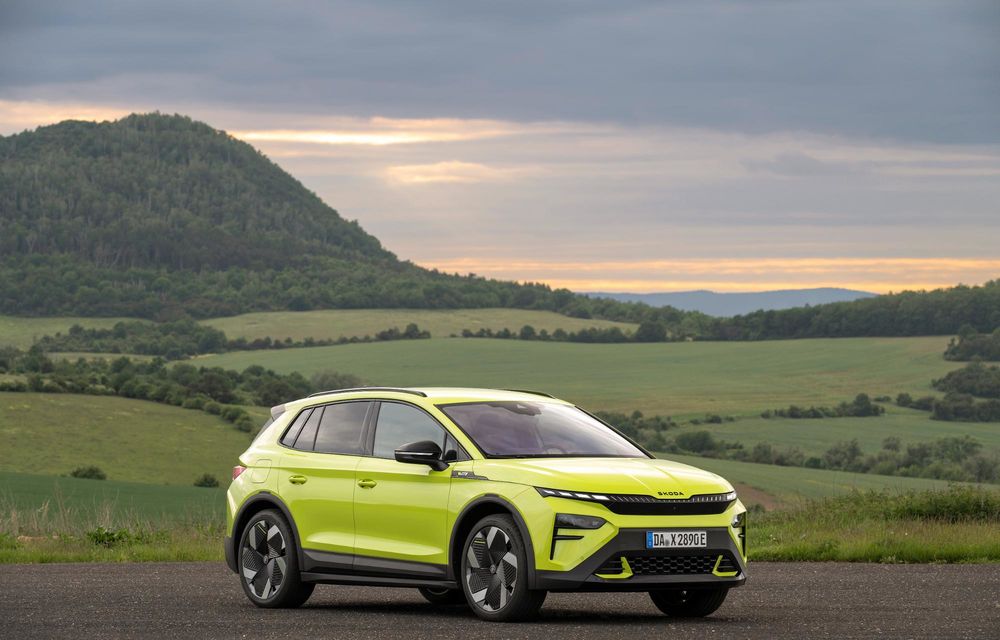 Imagini noi cu Skoda Elroq RS: versiune de performanță cu 340 cai putere - Poza 19