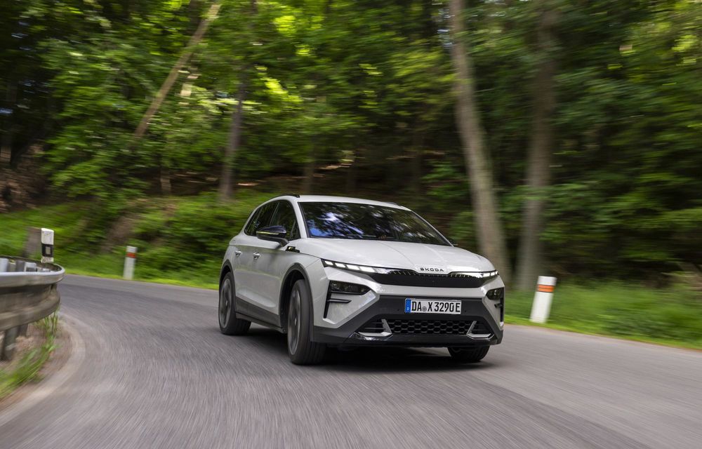 Imagini noi cu Skoda Elroq RS: versiune de performanță cu 340 cai putere - Poza 35