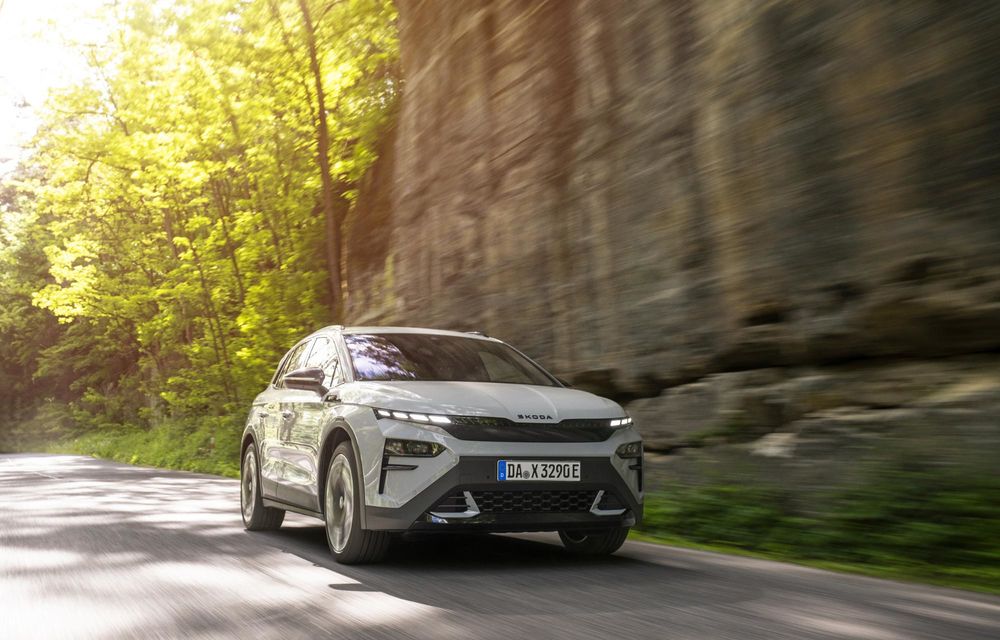 Imagini noi cu Skoda Elroq RS: versiune de performanță cu 340 cai putere - Poza 36