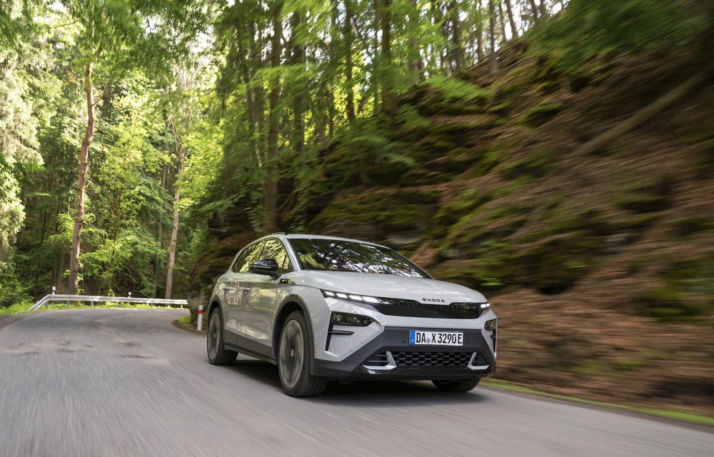 Imagini noi cu Skoda Elroq RS: versiune de performanță cu 340 cai putere - Poza 37