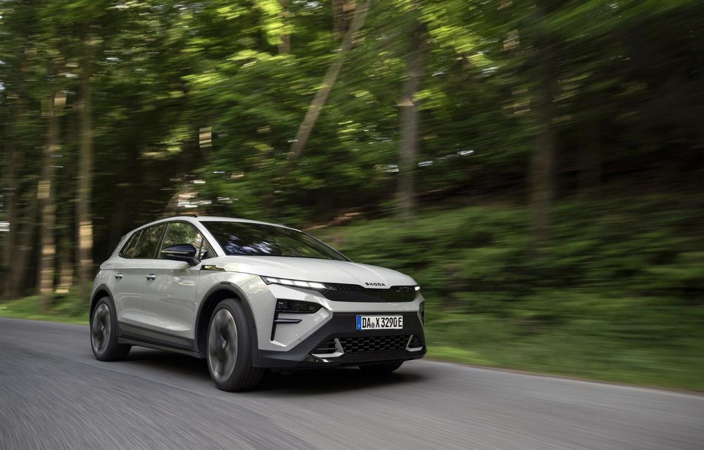 Imagini noi cu Skoda Elroq RS: versiune de performanță cu 340 cai putere - Poza 38