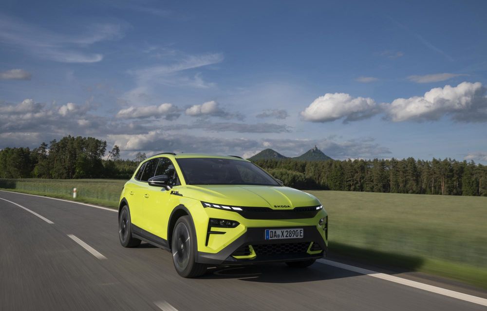 Imagini noi cu Skoda Elroq RS: versiune de performanță cu 340 cai putere - Poza 40
