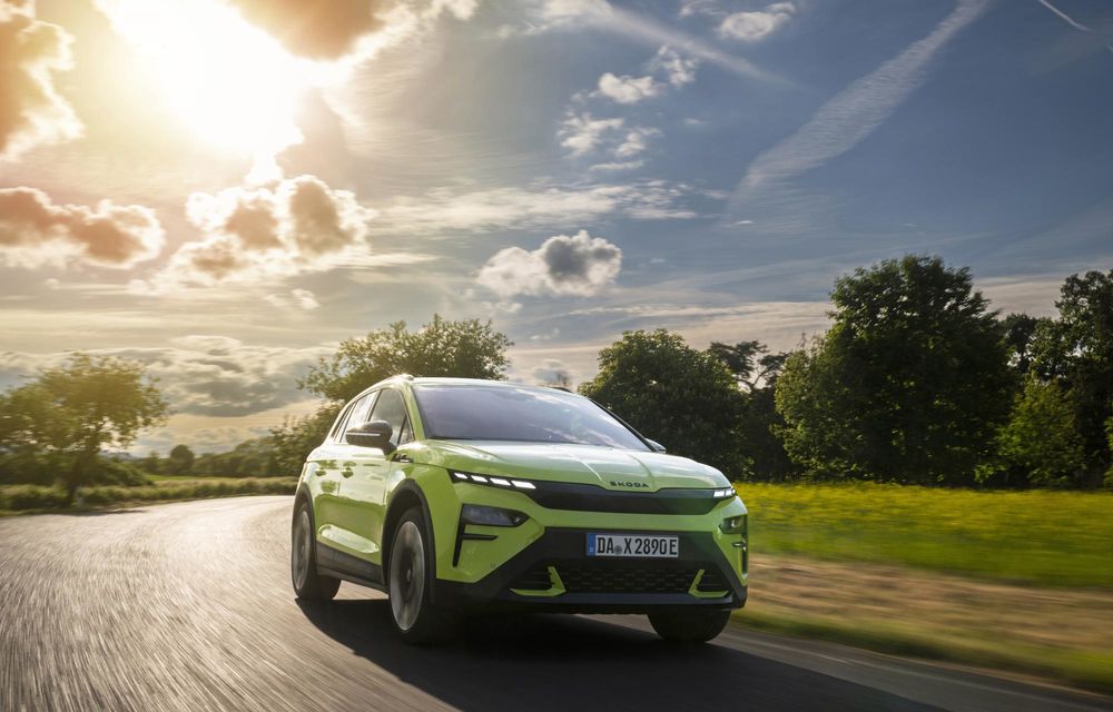 Imagini noi cu Skoda Elroq RS: versiune de performanță cu 340 cai putere - Poza 41