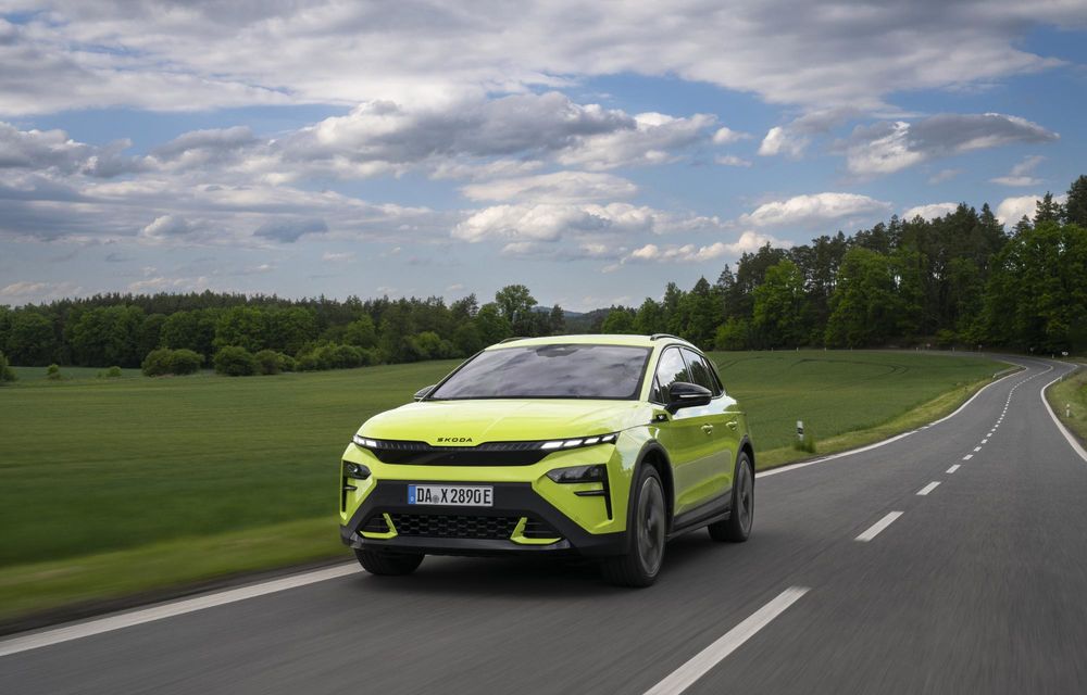 Imagini noi cu Skoda Elroq RS: versiune de performanță cu 340 cai putere - Poza 42