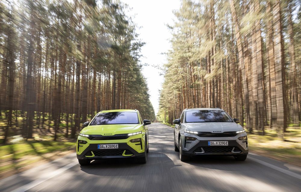 Imagini noi cu Skoda Elroq RS: versiune de performanță cu 340 cai putere - Poza 47