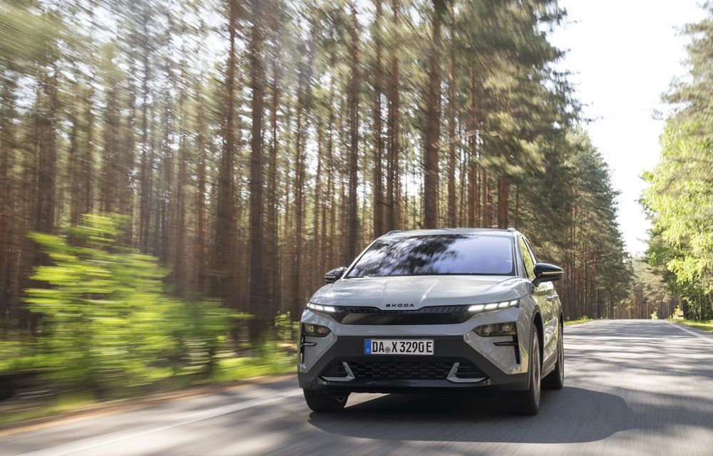 Imagini noi cu Skoda Elroq RS: versiune de performanță cu 340 cai putere - Poza 49