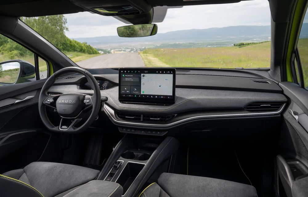 Imagini noi cu Skoda Elroq RS: versiune de performanță cu 340 cai putere - Poza 59