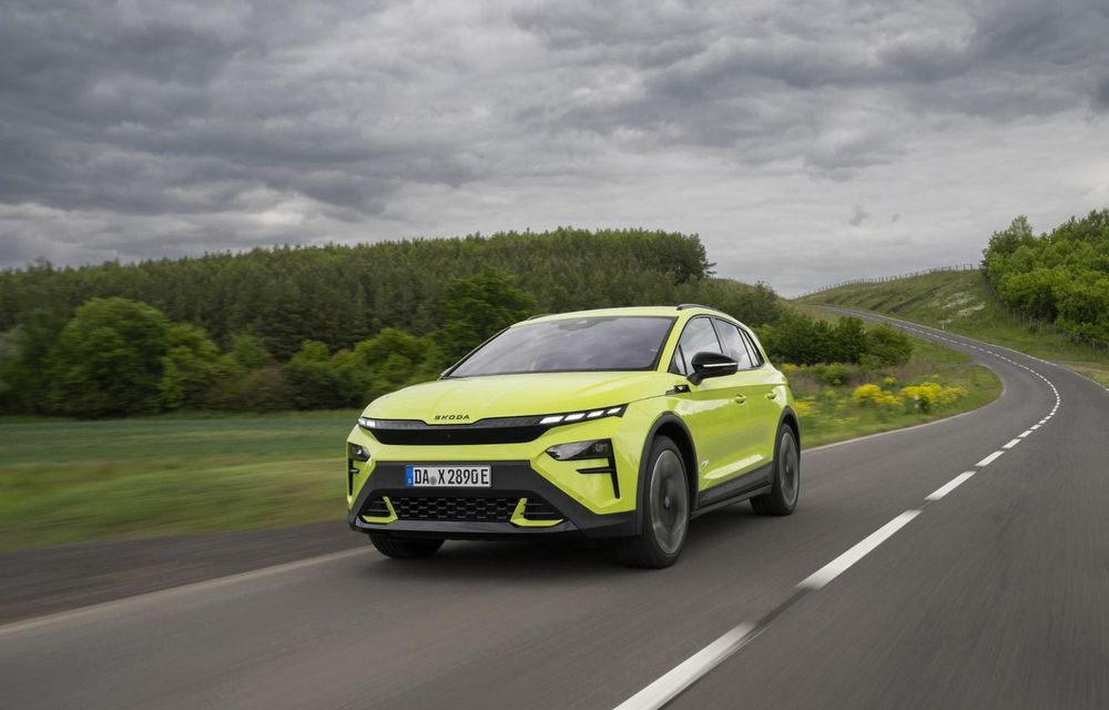 Imagini noi cu Skoda Elroq RS: versiune de performanță cu 340 cai putere - Poza 1