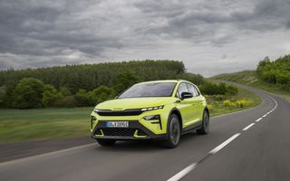 Imagini noi cu Skoda Elroq RS: versiune de performanță cu 340 cai putere