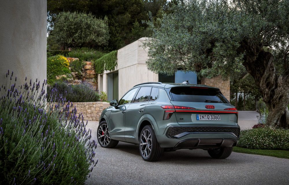 Noul Audi Q3 este aici: selector de viteză mutat pe volan și motorizări electrificate - Poza 21