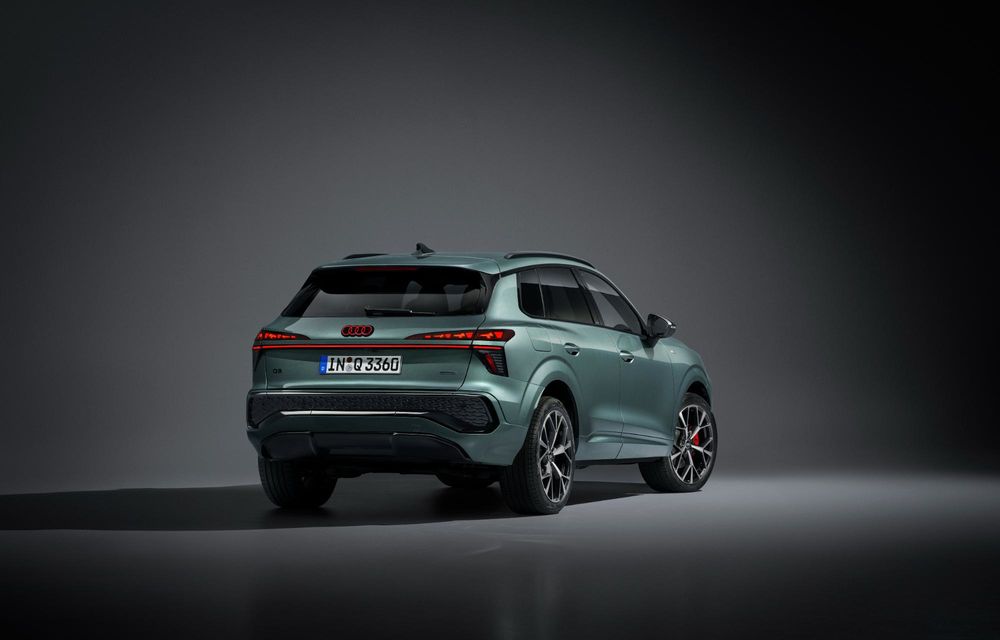 Noul Audi Q3 este aici: selector de viteză mutat pe volan și motorizări electrificate - Poza 24