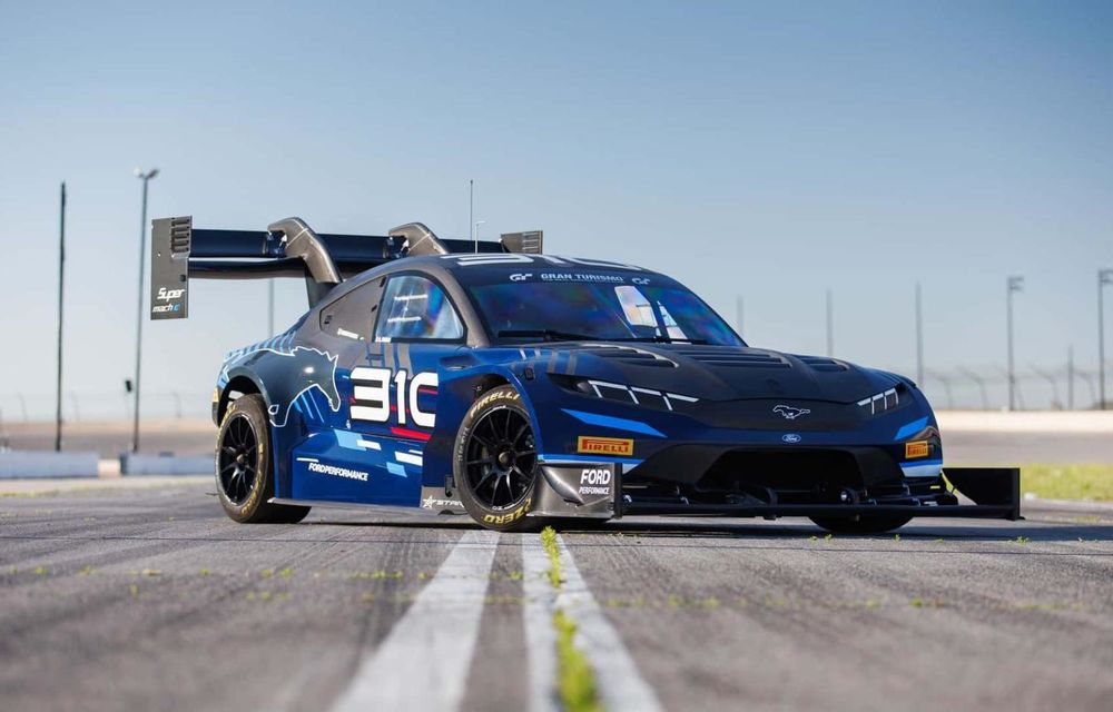 Ford: imagini noi cu Mustang Mach-E, pregătit pentru Pikes Peak - Poza 1
