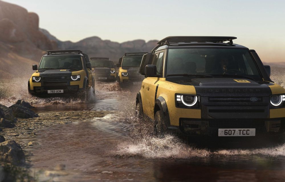 Ediție specială pentru Land Rover Defender 110: omagiu adus competiției Camel Trophy - Poza 2