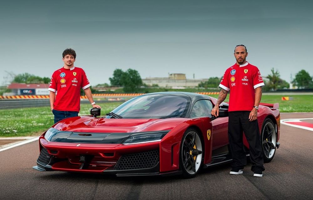 VIDEO: Lewis Hamilton, la volanul lui Ferrari F80: „Cea mai rapidă mașină de stradă în care am fost vreodată” - Poza 1