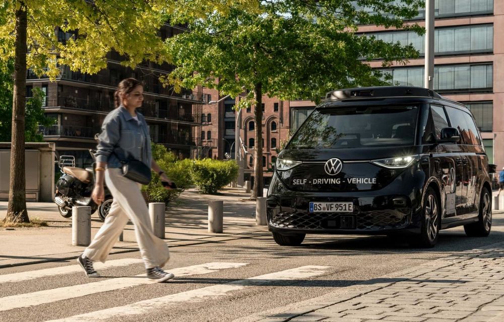 Noul Volkswagen ID.Buzz AD de serie: robotaxi cu conducere autonomă de nivelul 4 - Poza 2