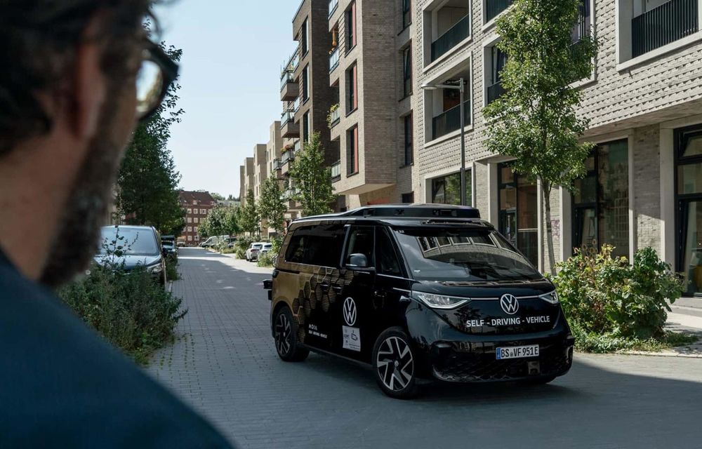Noul Volkswagen ID.Buzz AD de serie: robotaxi cu conducere autonomă de nivelul 4 - Poza 3