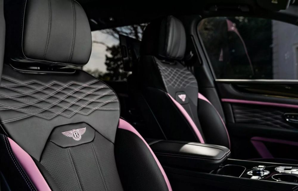 Bentley creează un Bentayga personalizat în nuanța Roz Candy pentru un client - Poza 3