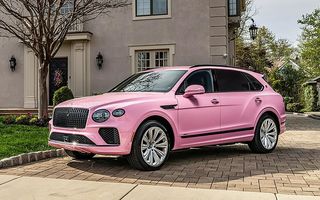 Bentley creează un Bentayga personalizat în nuanța Roz Candy pentru un client