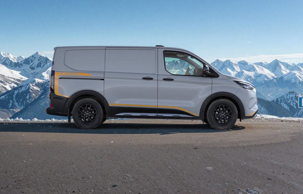 Ford E-Transit Custom, acum disponibil și cu tracțiune integrală - Poza 2