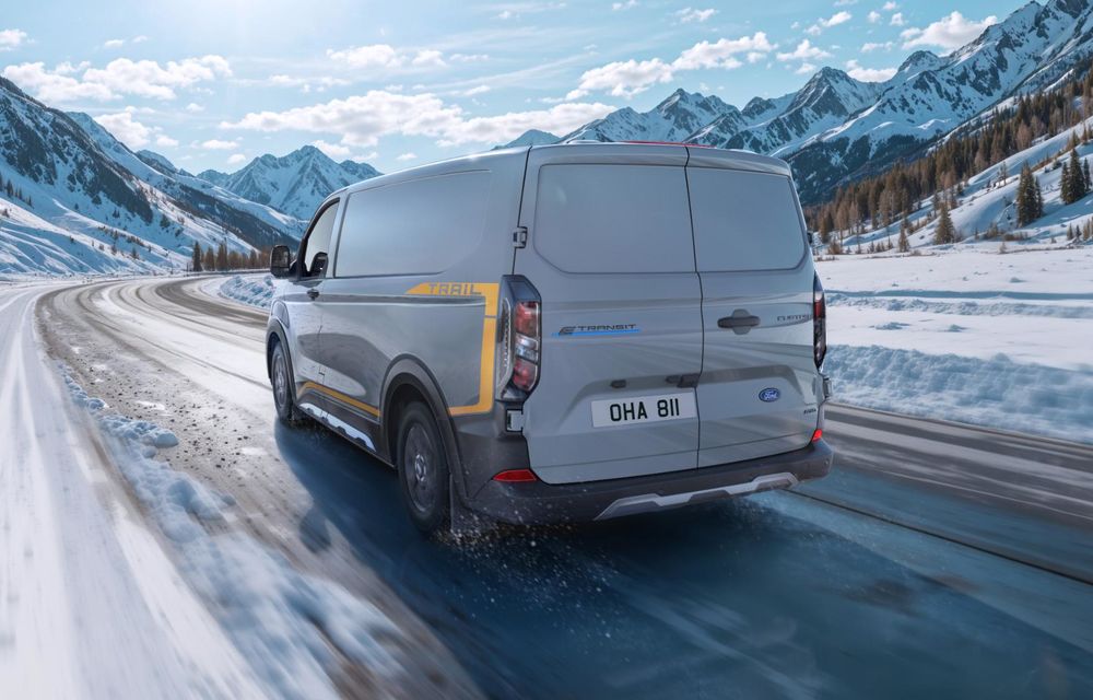 Ford E-Transit Custom, acum disponibil și cu tracțiune integrală - Poza 3