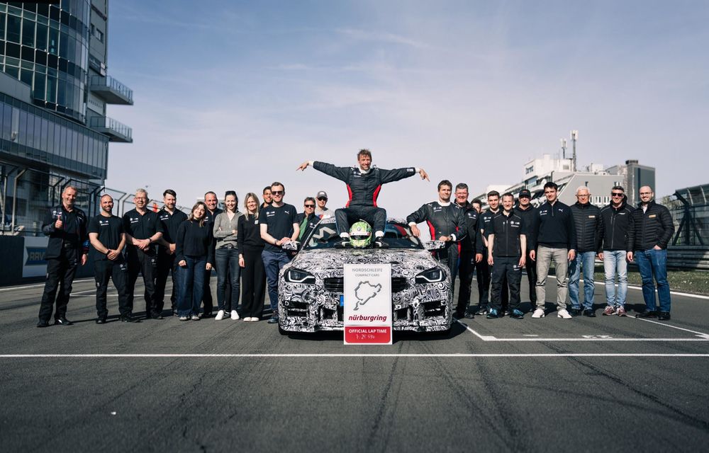 BMW M2 CS, record pe Nurburgring: cea mai rapidă mașină din clasa compactă - Poza 2