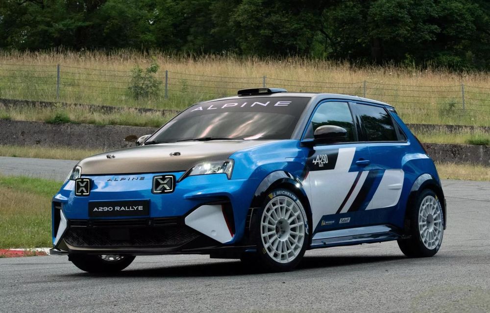 A290 Rallye, hot hatch-ul electric de competiție lansat de Alpine - Poza 1