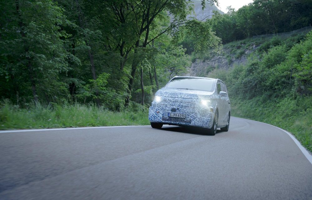 VLE, viitoarea utilitară electrică Mercedes-Benz, a parcurs 1.090 de kilometri în 13 ore - Poza 5