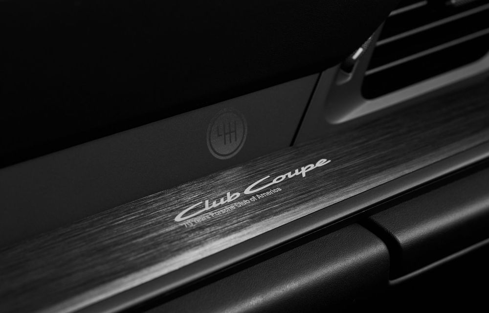 Noul Porsche 911 Club Coupe: ediție specială limitată la 70 de exemplare - Poza 16