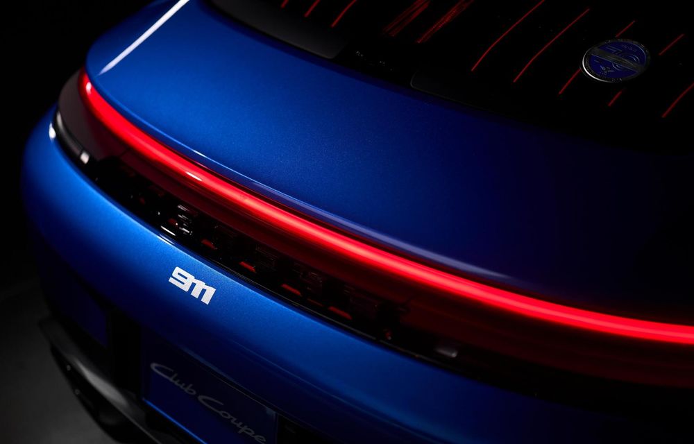 Noul Porsche 911 Club Coupe: ediție specială limitată la 70 de exemplare - Poza 23