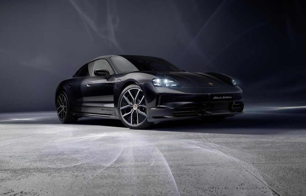 Negrul e la modă: Porsche lansează noul Taycan Black Edition - Poza 1