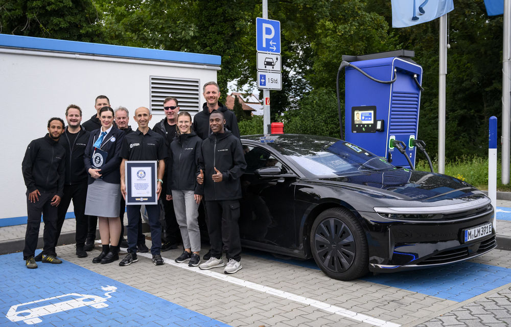 RECORD: Lucid Air a parcurs 1.205 kilometri cu o singură încărcare - Poza 2