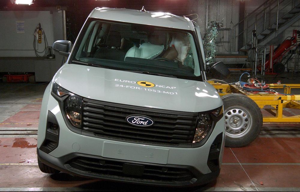 Noi teste Euro NCAP: 4 stele pentru Ford Tourneo Courier, produs în România - Poza 1