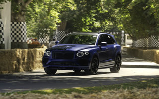 Noul Bentley Bentayga Speed, cel mai rapid SUV termic de serie pe urcarea de la Goodwood