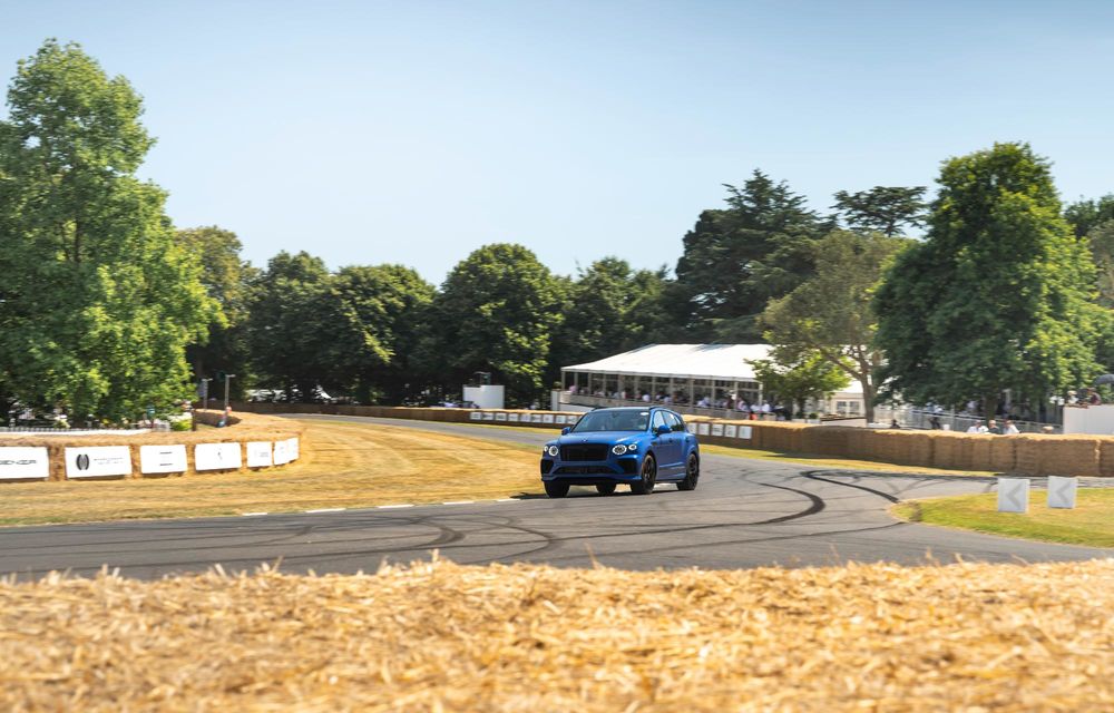 Noul Bentley Bentayga Speed, cel mai rapid SUV termic de serie pe urcarea de la Goodwood - Poza 3