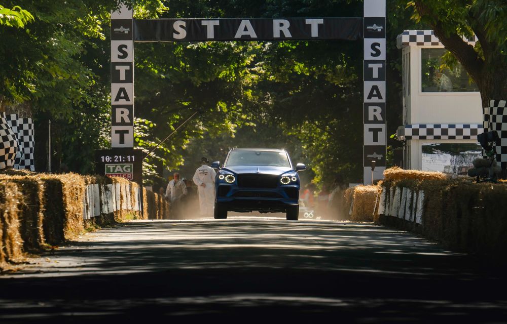 Noul Bentley Bentayga Speed, cel mai rapid SUV termic de serie pe urcarea de la Goodwood - Poza 2