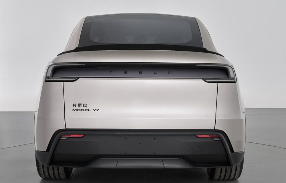 Noua Tesla Model Y pentru China: ampatament alungit și 3 rânduri de scaune - Poza 2