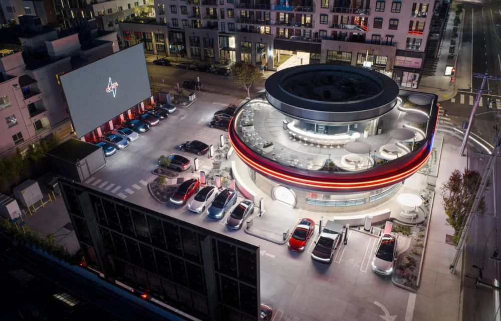 Elon Musk deschide primul restaurant Tesla - Poza 1