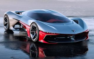 Noul concept Chevrolet California Corvette: supercar electric american