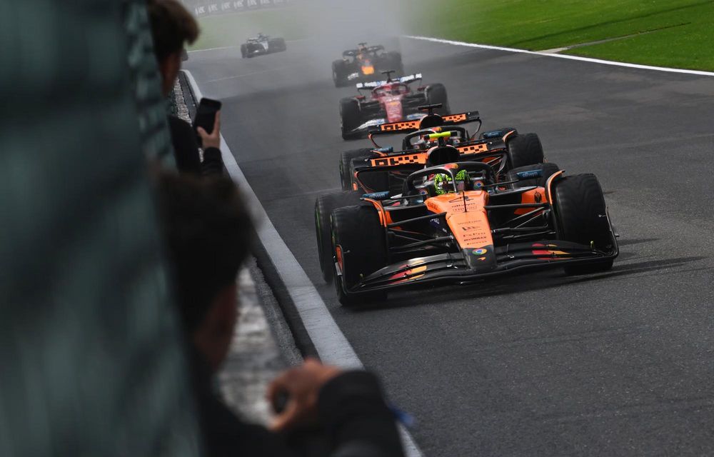 F1: Oscar Piastri, victorie în Belgia. Startul cursei, amânat cu o oră din cauza ploii - Poza 2