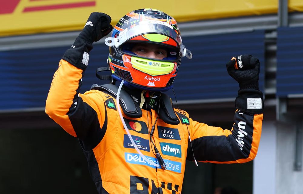 F1: Oscar Piastri, victorie în Belgia. Startul cursei, amânat cu o oră din cauza ploii - Poza 5