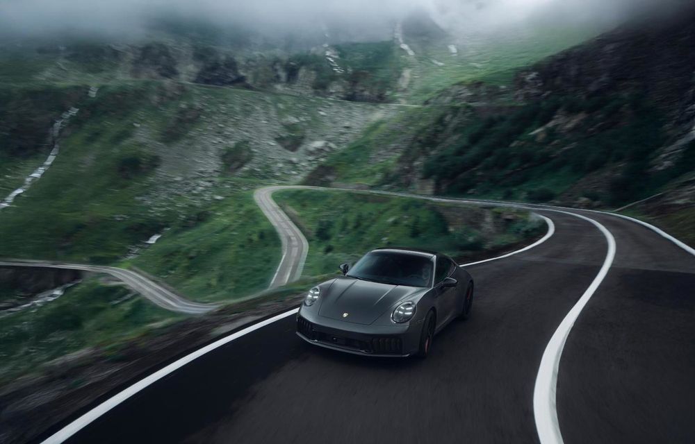 Porsche 911, ediție specială pentru România: omagiu adus celebrului Transfăgărășan - Poza 1