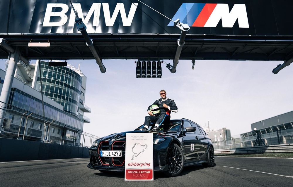 BMW M3 CS Touring, cel mai rapid break pe Nurburgring Nordschleife - Poza 1