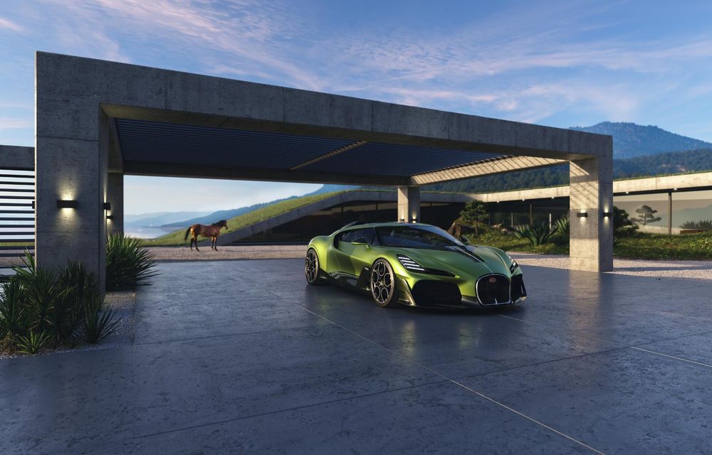 Noul Bugatti Brouillard: exemplar unicat cu motor W16 de 1600 CP - Poza 9