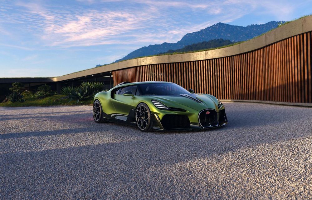 Noul Bugatti Brouillard: exemplar unicat cu motor W16 de 1600 CP - Poza 1