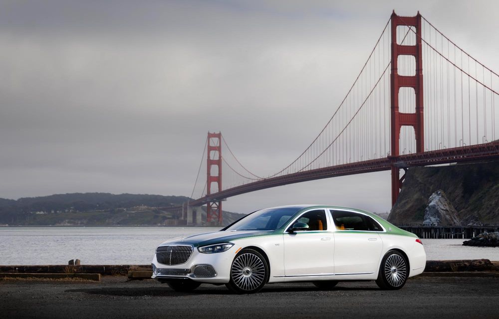 Vis californian: noul Mercedes-Maybach S680 Emerald Isle Edition, inspirat de coasta californiană - Poza 2