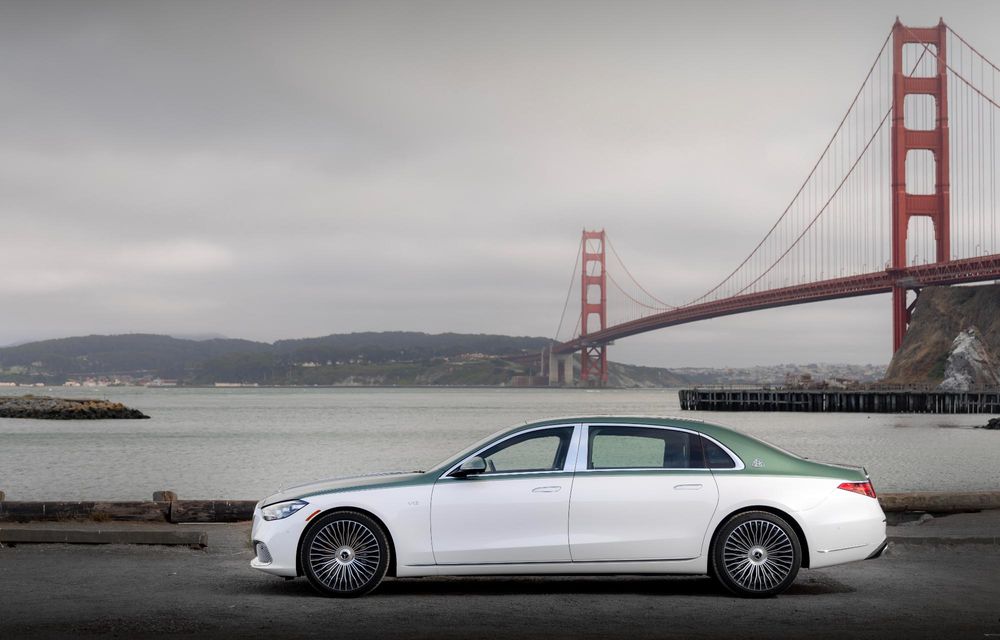 Vis californian: noul Mercedes-Maybach S680 Emerald Isle Edition, inspirat de coasta californiană - Poza 7