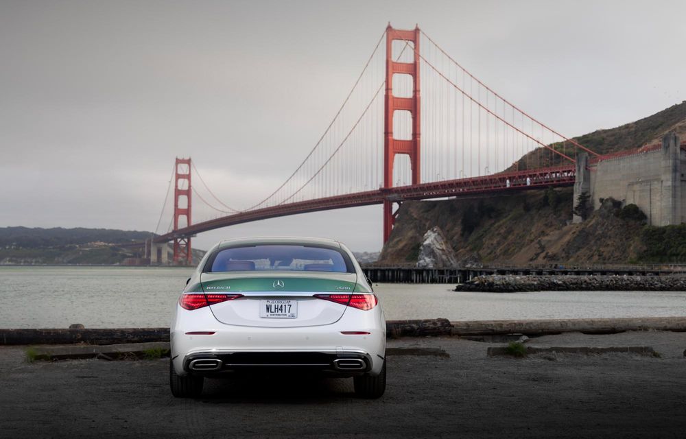 Vis californian: noul Mercedes-Maybach S680 Emerald Isle Edition, inspirat de coasta californiană - Poza 8