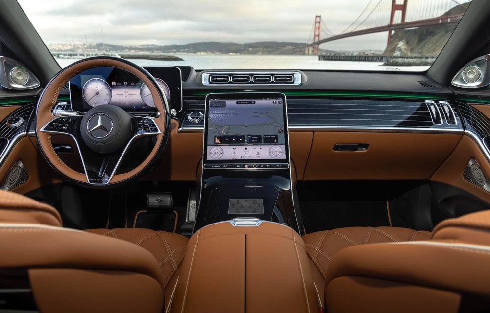 Vis californian: noul Mercedes-Maybach S680 Emerald Isle Edition, inspirat de coasta californiană - Poza 16