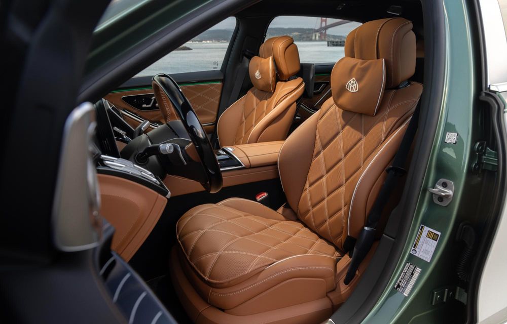Vis californian: noul Mercedes-Maybach S680 Emerald Isle Edition, inspirat de coasta californiană - Poza 19