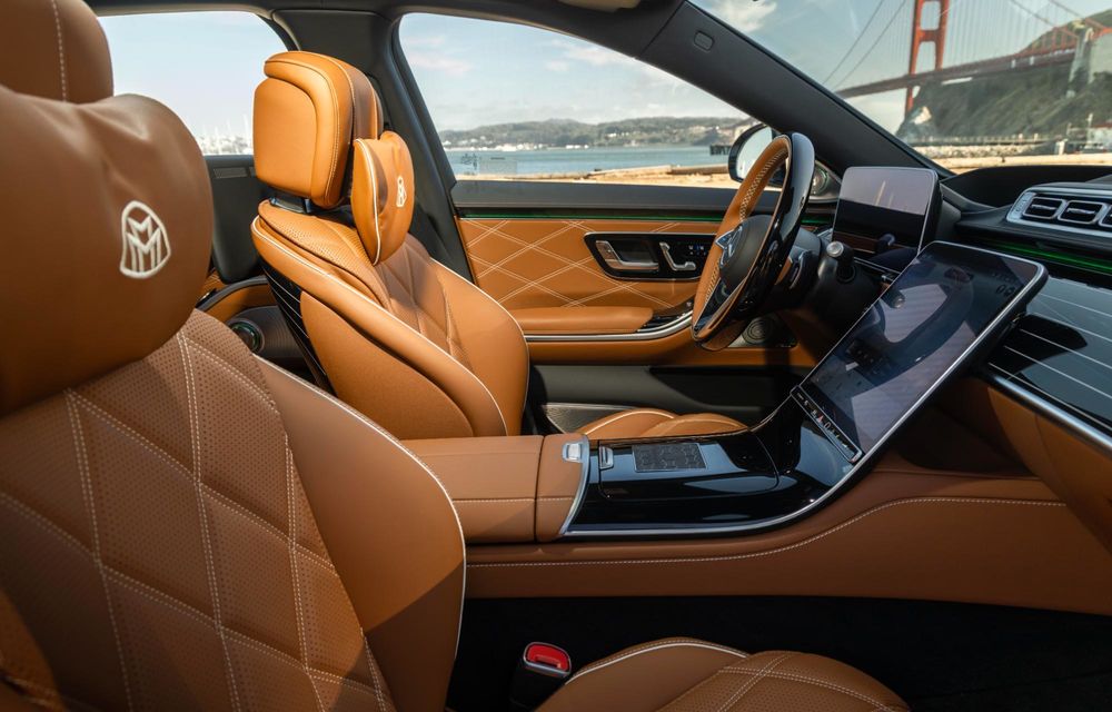 Vis californian: noul Mercedes-Maybach S680 Emerald Isle Edition, inspirat de coasta californiană - Poza 21